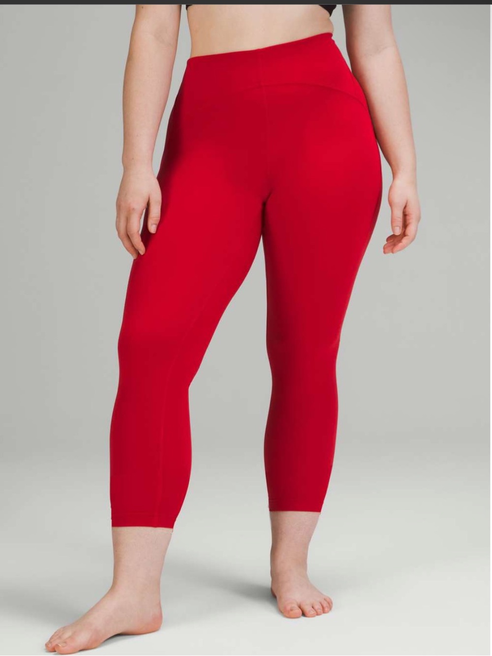 lululemon athletica InStill HR Tight 25" - Dark Red size 20